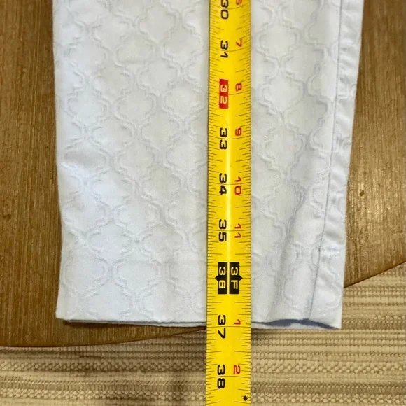 Lilly Pulitzer PowderBlue Textured Pants - Picture 5 of 6